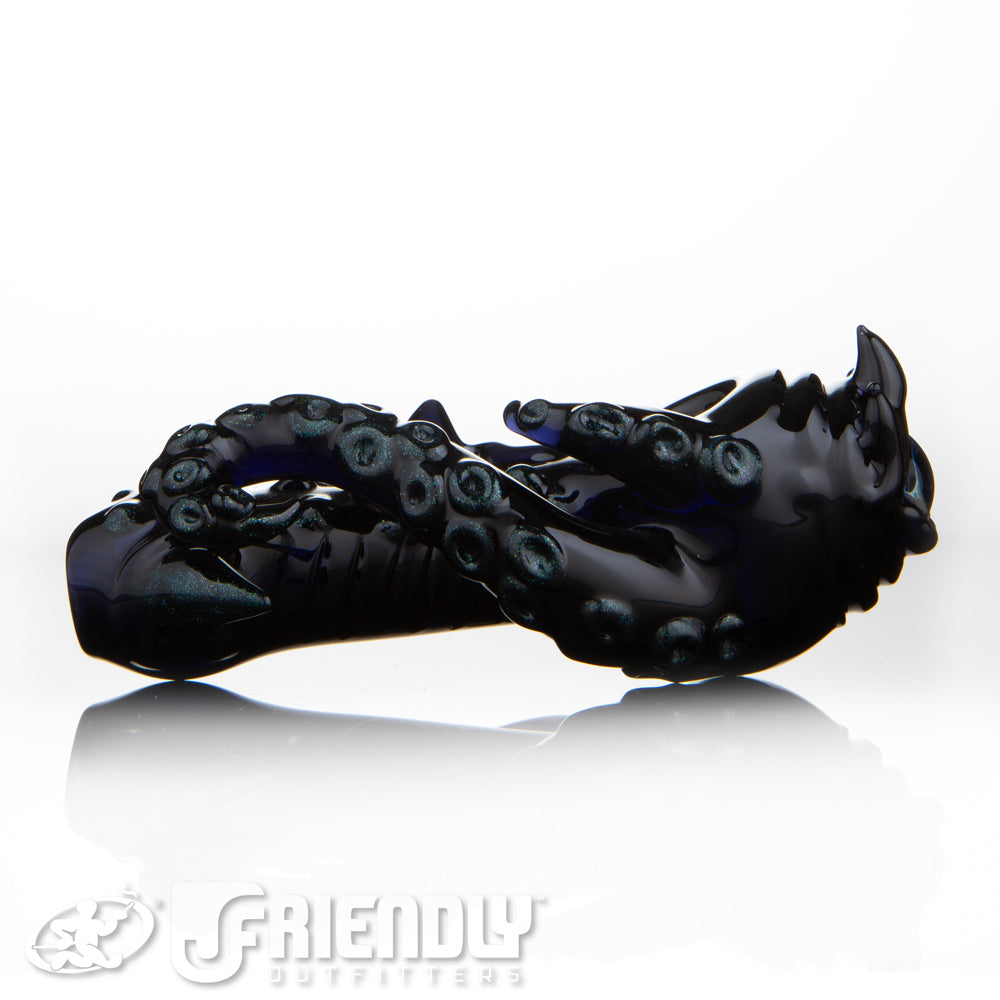 Mako Glass Black Sea Monster Spoon #4