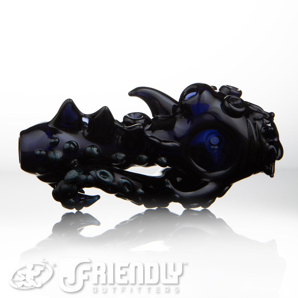 Mako Glass Black Sea Monster Spoon #4