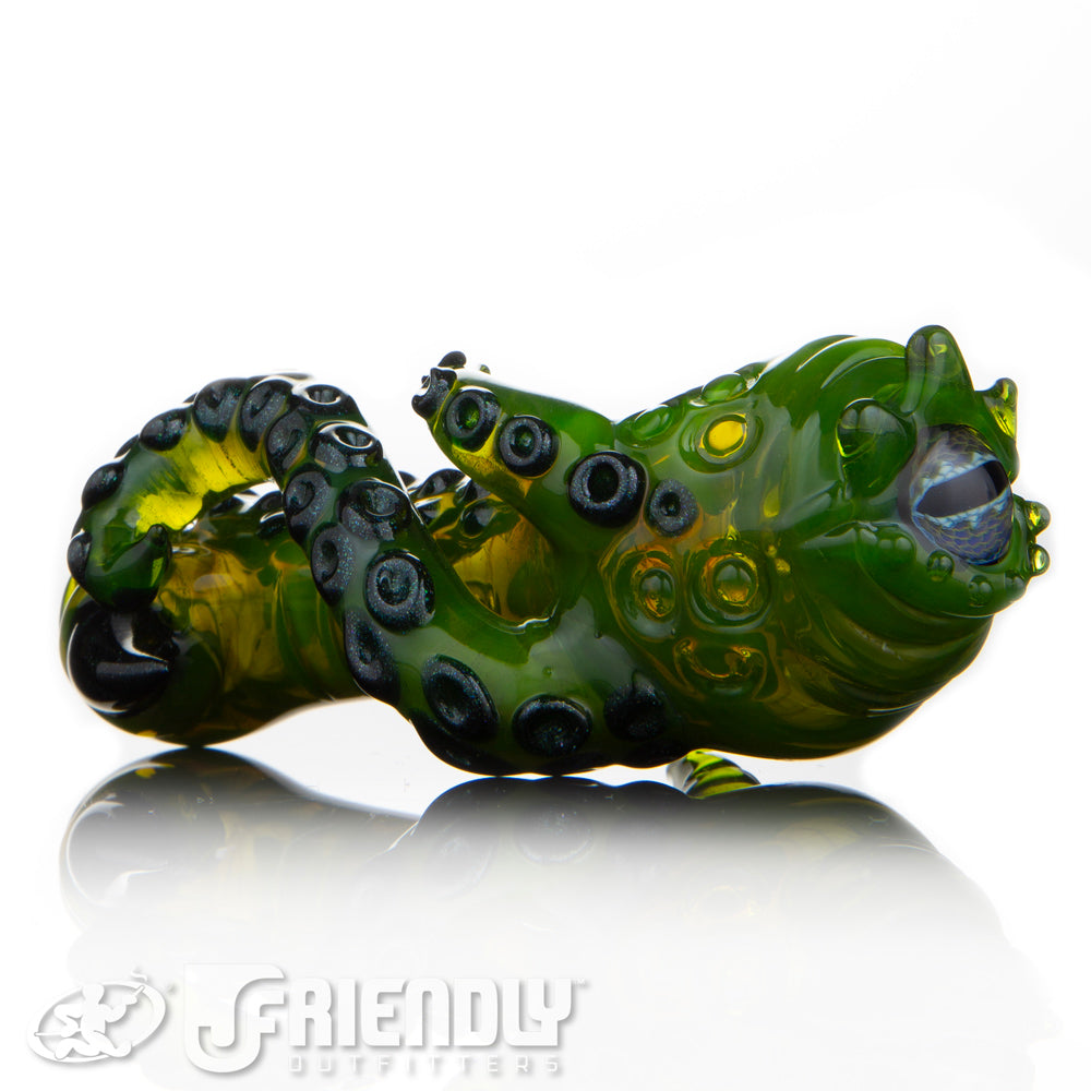 Mako Glass Green Sea Monster Spoon #3