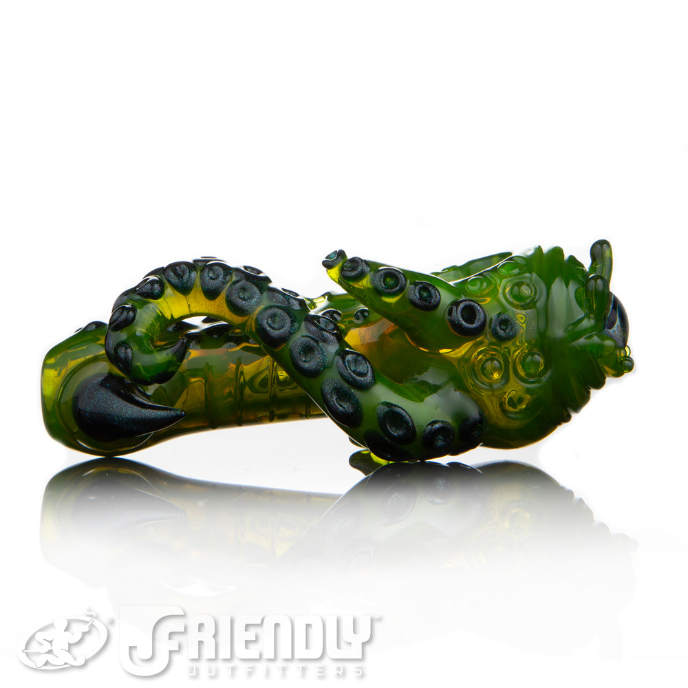 Mako Glass Green Sea Monster Spoon #3