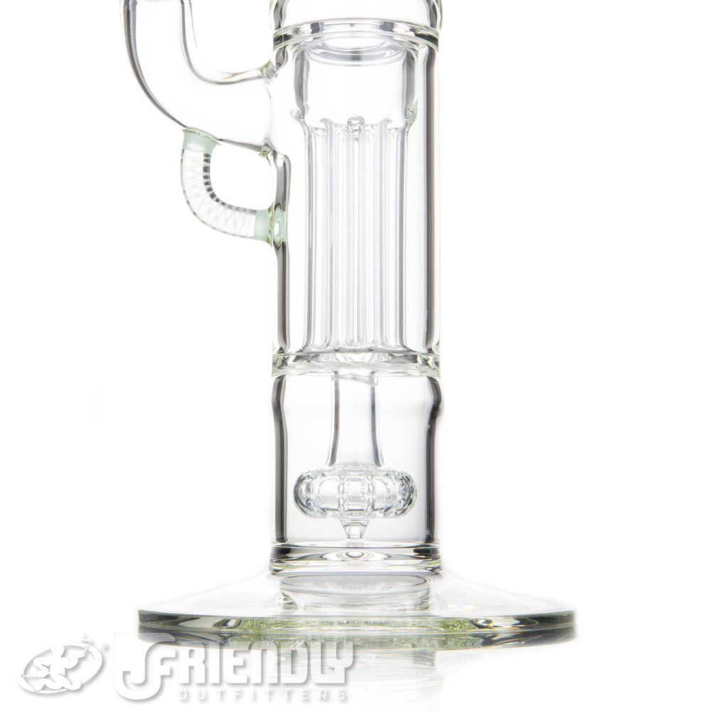 Sovereignty Glass Straight Foot Peyote Pillar w/Ghosted Mint Accents