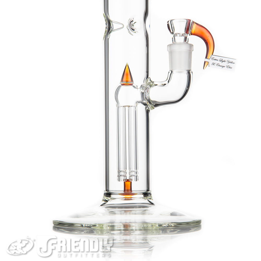 Sovereignty Glass 50x5 Slitted Fixed 4 w/Partial Extra Light Yellow & Orange Elvis Accents