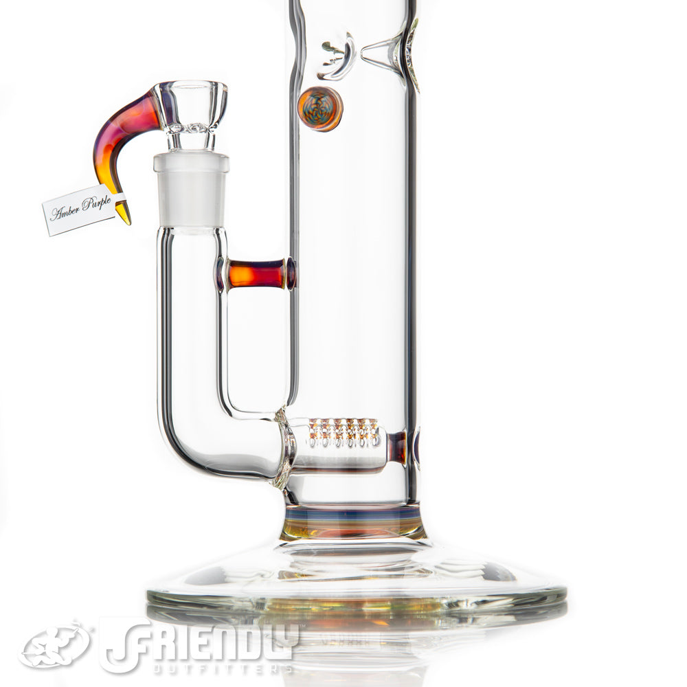 Sovereignty Glass 50x5 Upgrid 20mm 6 Cut Stemline w/Partial Amber Purple Accents & Mille