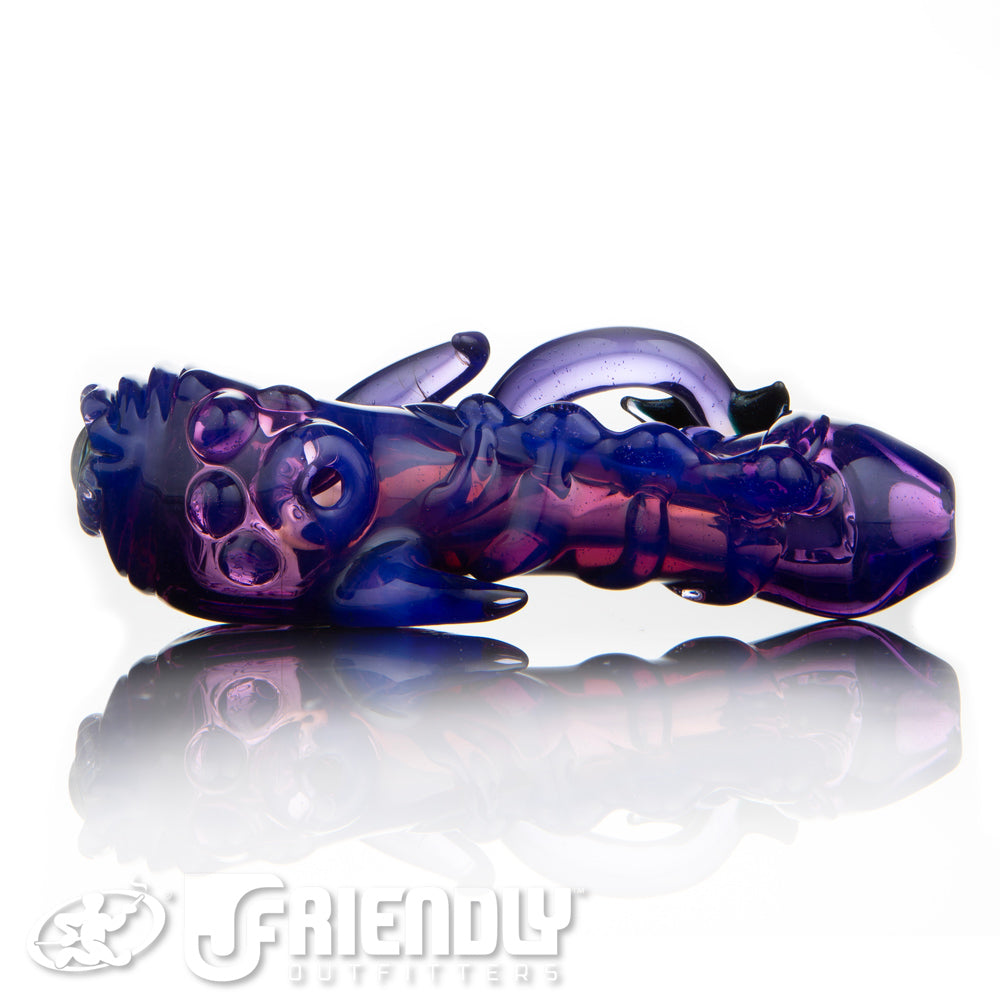 Mako Glass Purple Sea Monster Spoon #1