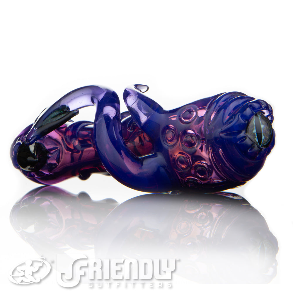 Mako Glass Purple Sea Monster Spoon #1