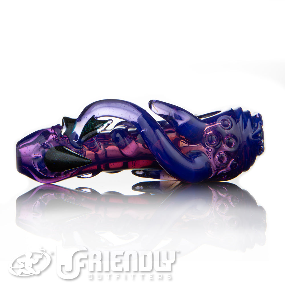 Mako Glass Purple Sea Monster Spoon #1