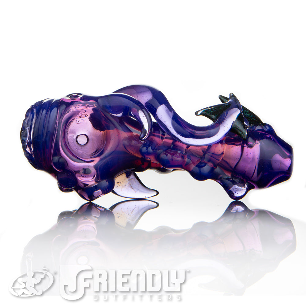 Mako Glass Purple Sea Monster Spoon #1