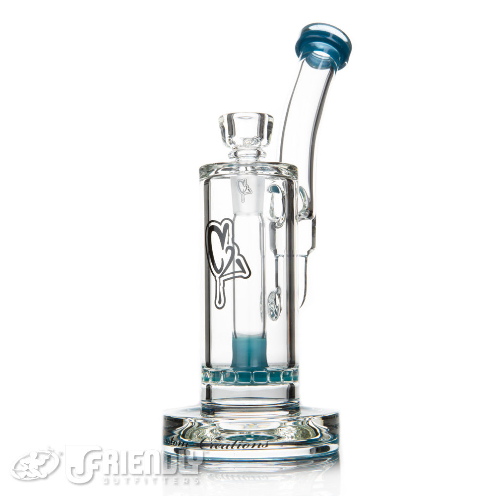C2 Custom Creations 50mm Ratchet Bubbler w/Aqua Accents