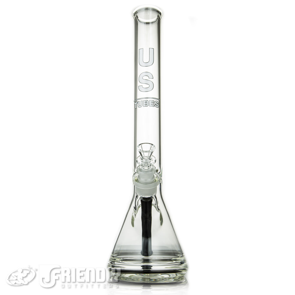 US Tubes 18" Beaker 55 w/Black Accents and 24mm Joint