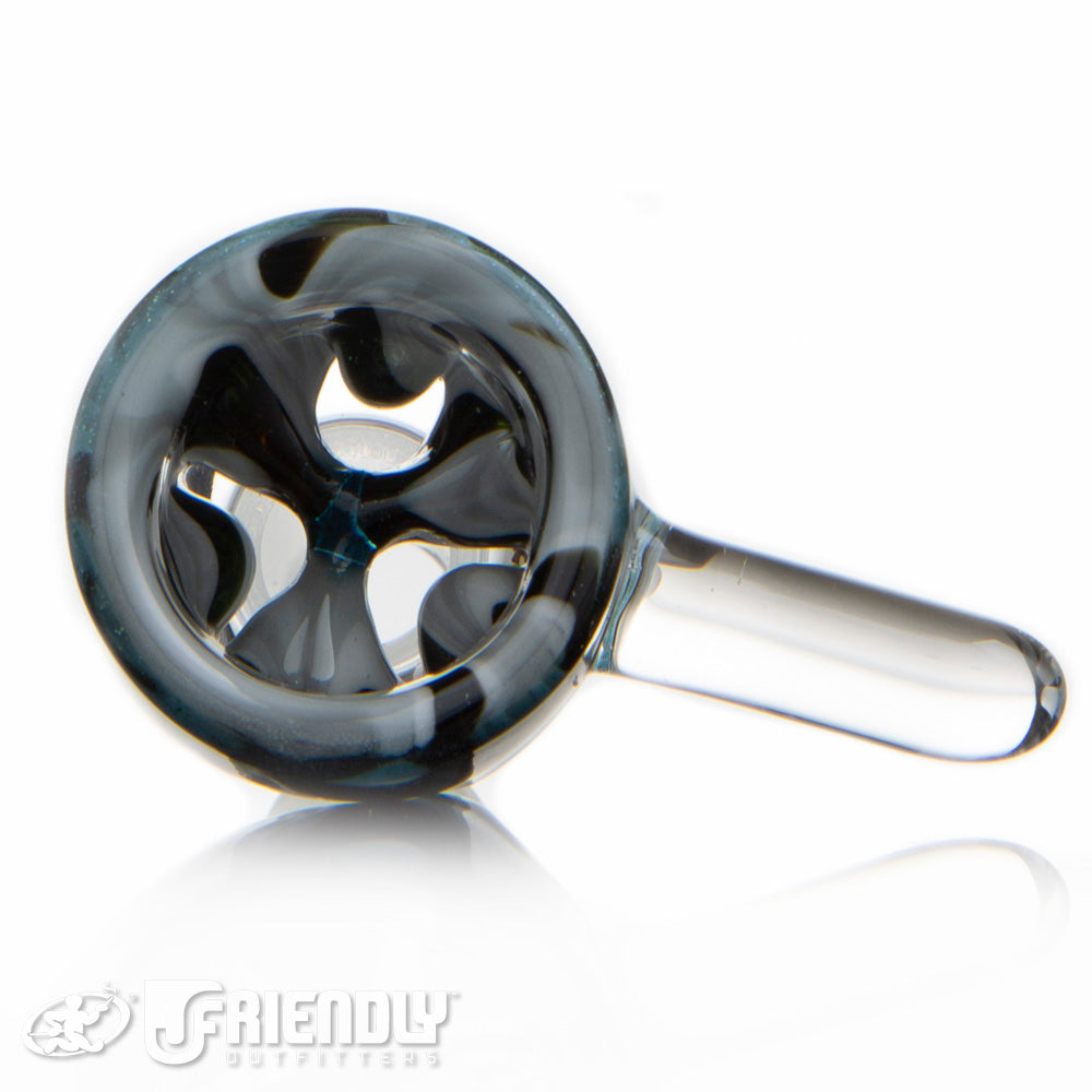Liberty Glass 14mm Black and Grey Mutli Pinch Slide #60