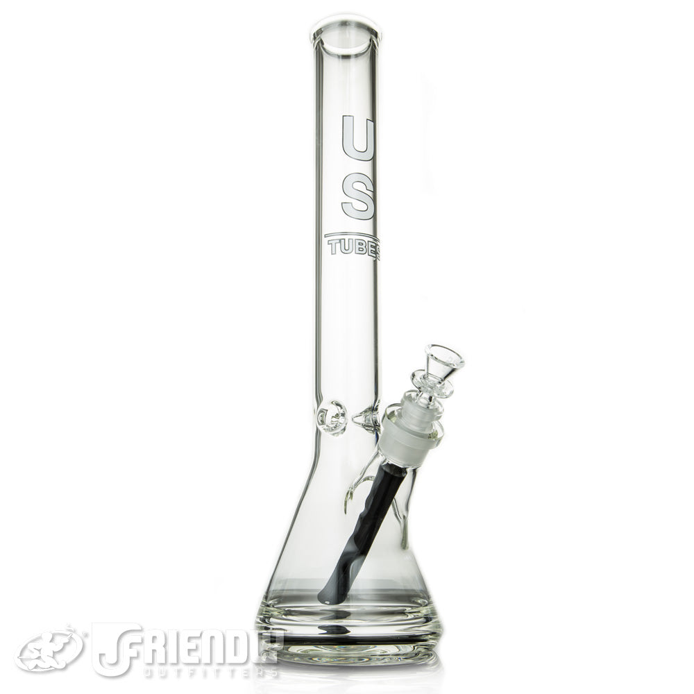 US Tubes 18" Beaker 55 w/Black Accents and 24mm Joint