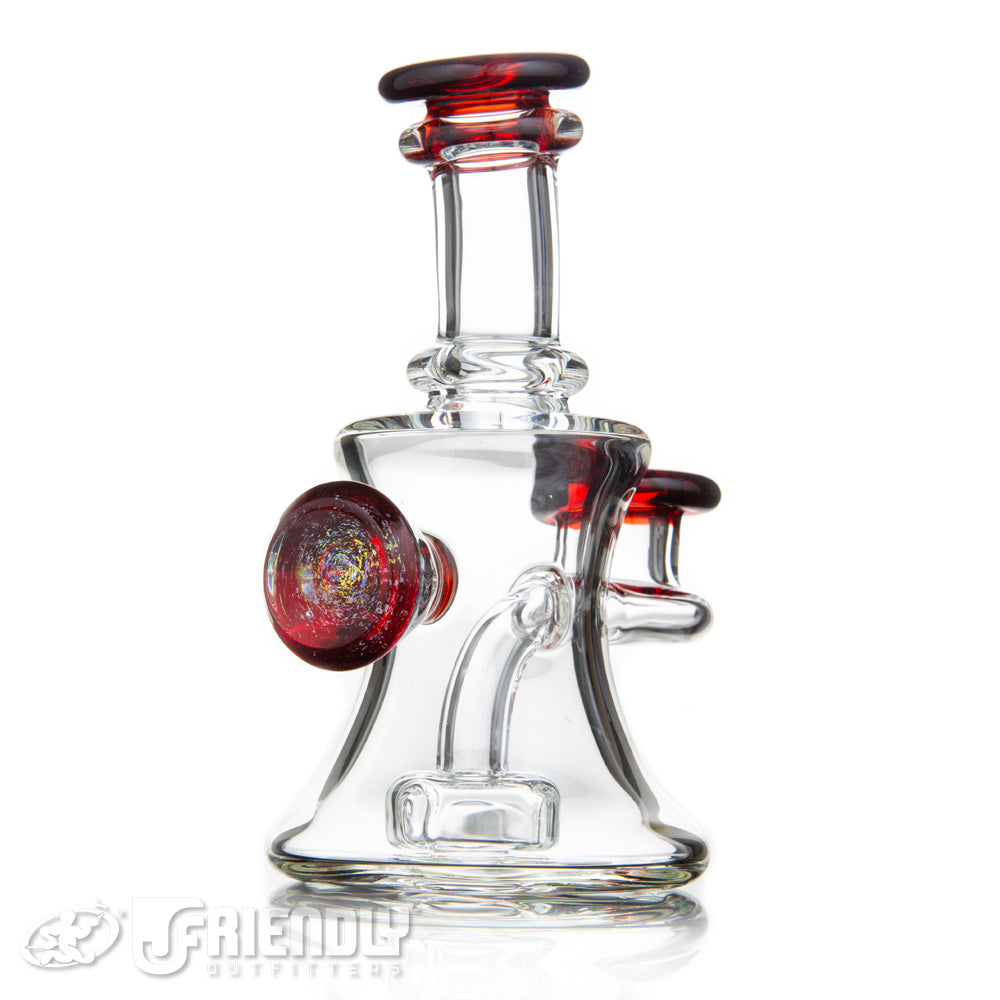 Busha Glass 10mm Multi Hole Rig W/Red Accents – JFriendly