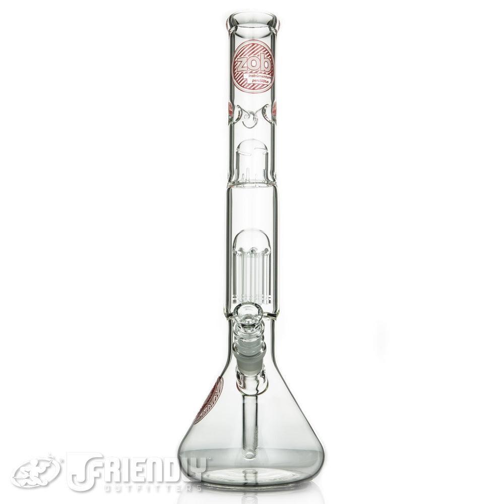 ZOB Glass 8 Arm Beaker w/Red Label