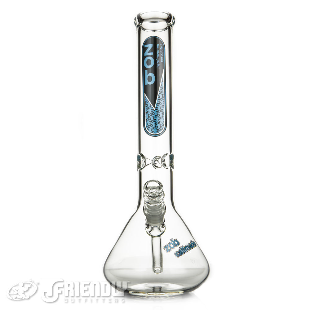 ZOB Glass OG 14" Beaker w/Blue and Black Logo