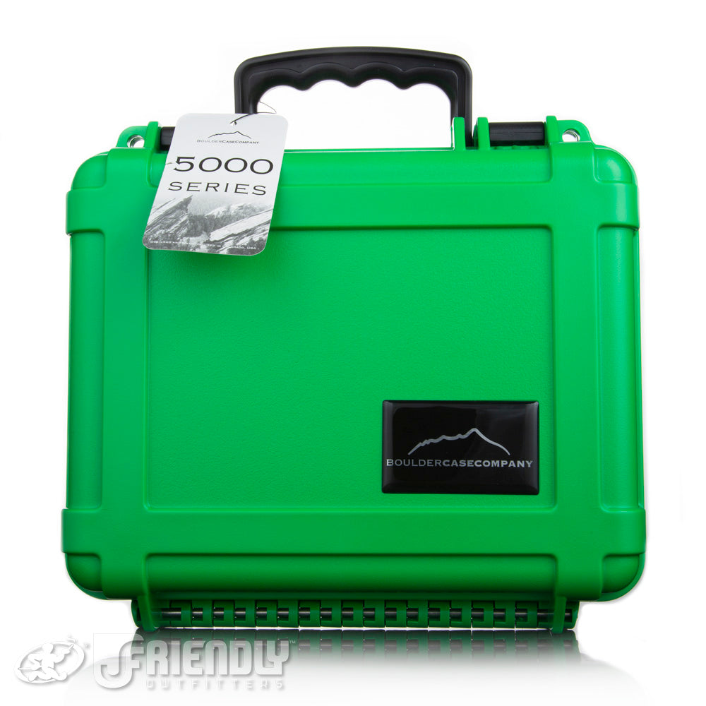 Boulder Case Company 5000 Series Water Proof Case in Green