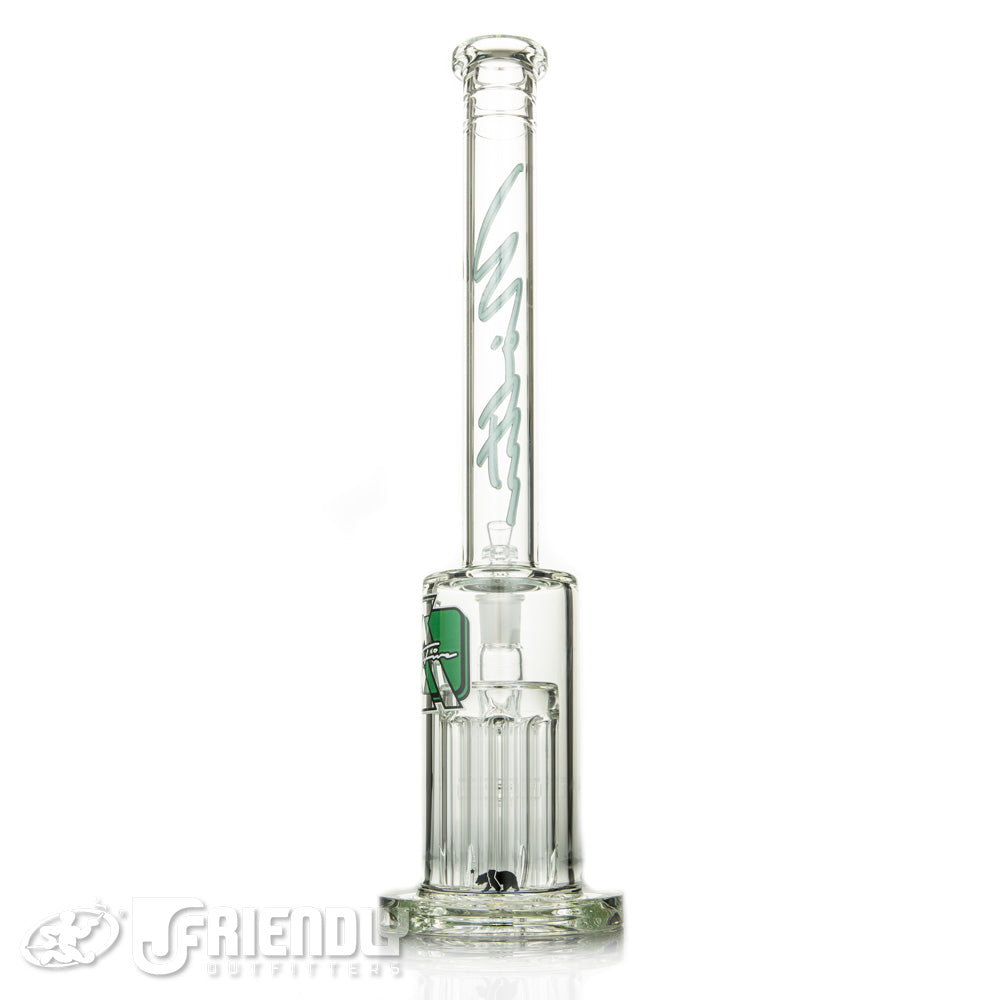 Moltn Glass 65 Small Tree Bubbler w/Green Label