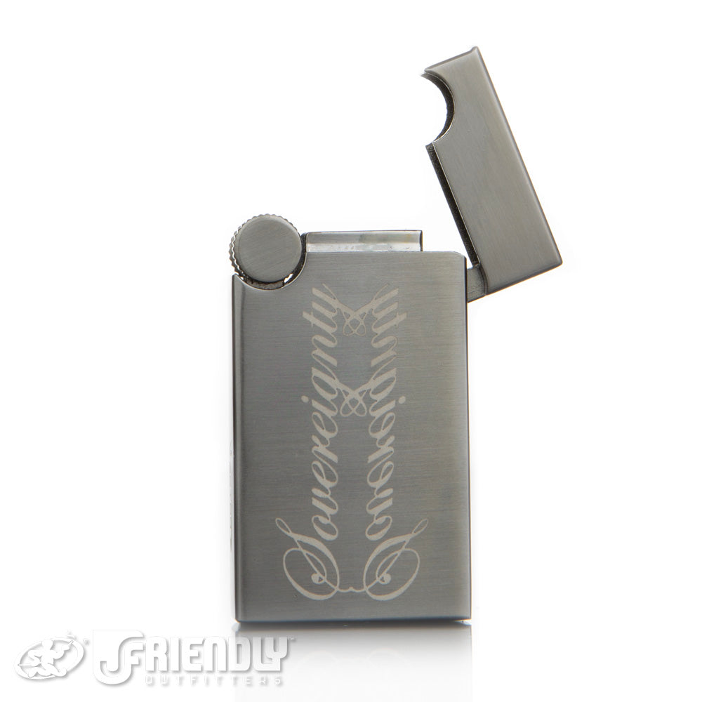 Sovereignty Glass/Vector Grey Elite Torch/Flame Lighter
