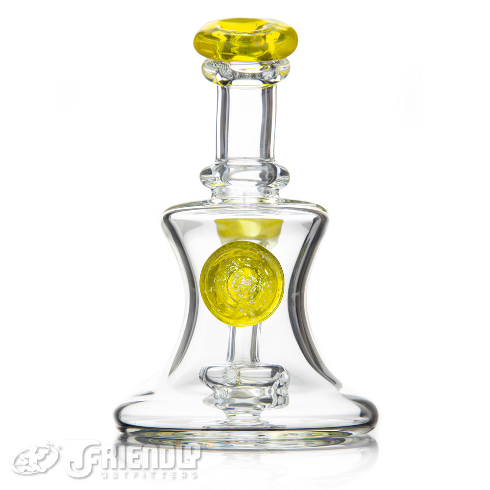 Friendly Rigs Busha Glass 10mm Multi Hole Rig W/Yellow Accents – JFriendly