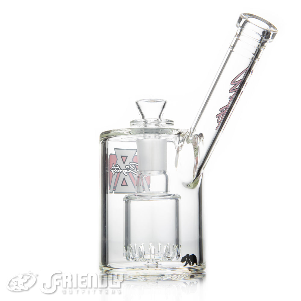 Moltn Glass Small Bubbler 80 w/Red Label