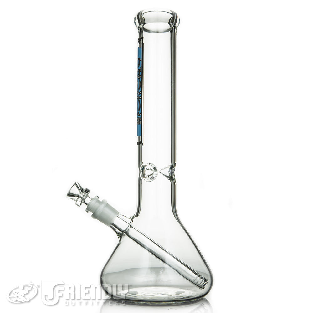 ZOB Glass 14" Beaker w/Blue and Black Label