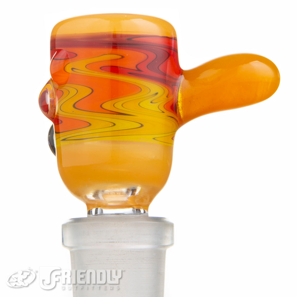 Fat Bottom 14mm Red Orange and Yellow Montage Slide #13