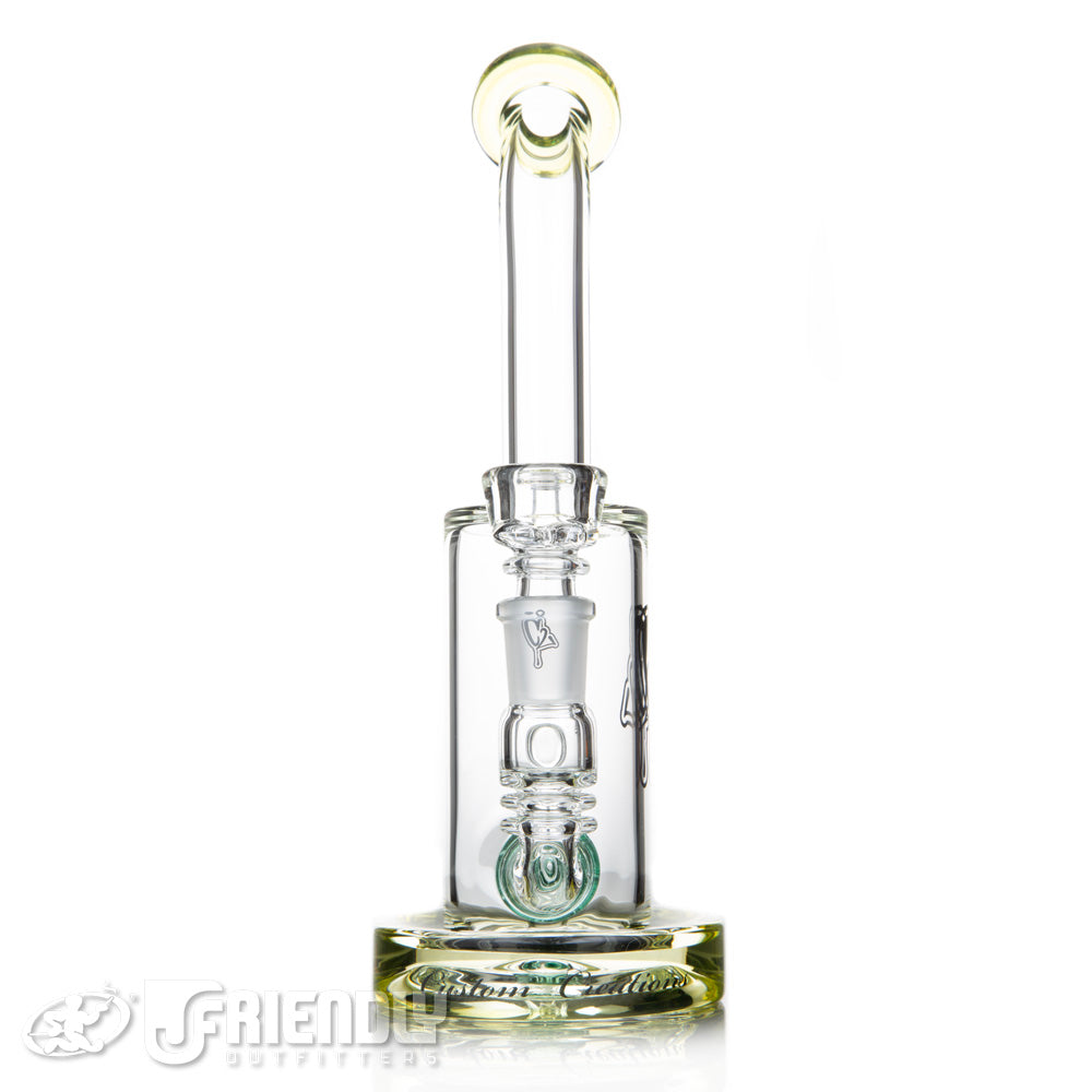 C2 Custom Creations 50mm Daisy Jet Perc w/Green and Yellow Accents