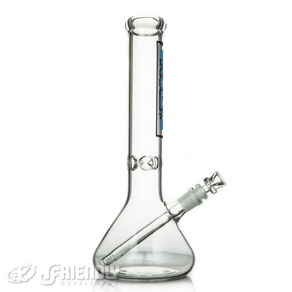 ZOB Glass 14" Beaker w/Blue and Black Label
