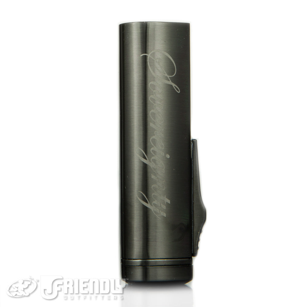 Sovereignty Glass/Vector Vlast Gun Metal Satin Torch Lighter
