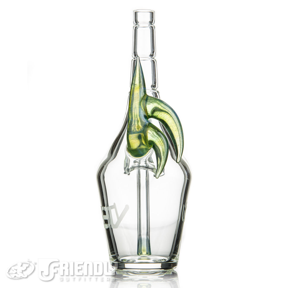 Nev Glass 10mm Rig w/ Green Horns