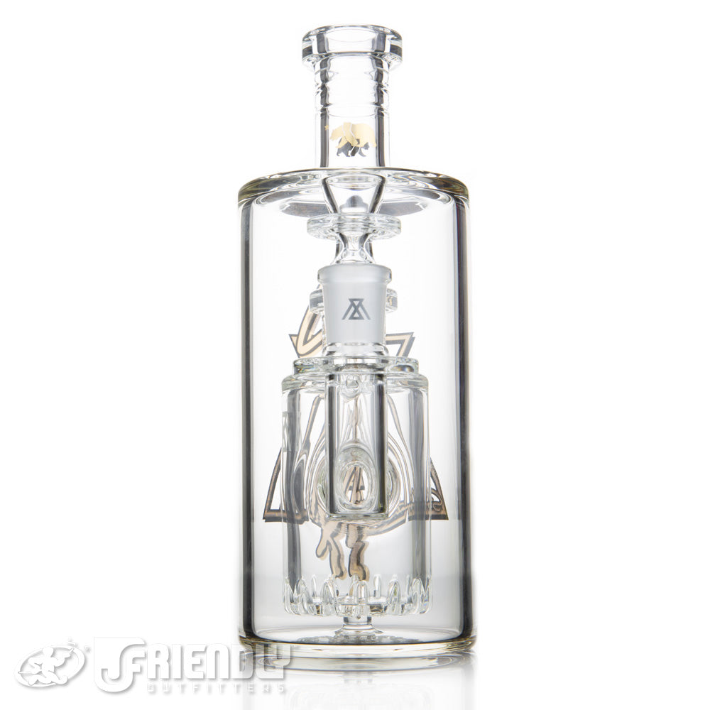 Moltn Glass 80mm Bottle w/6" Perc
