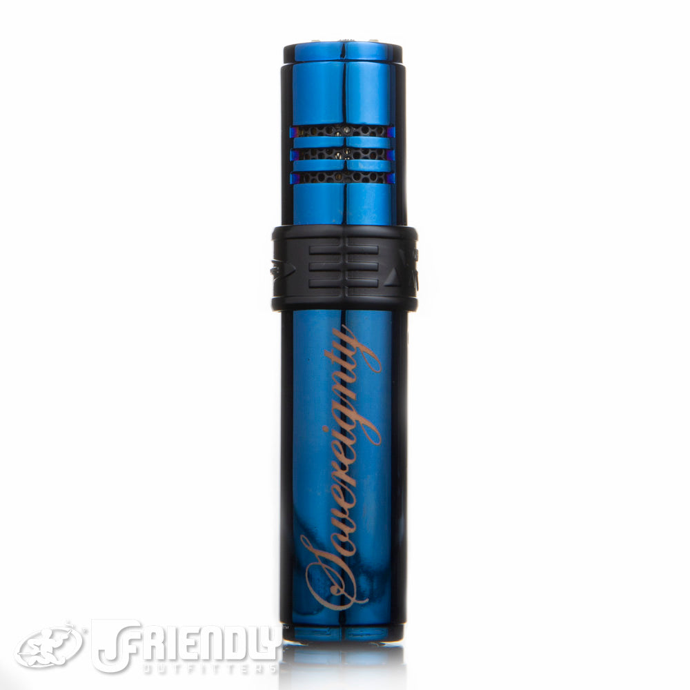 Sovereignty Glass/Vector Robusto Blue Torch Lighter