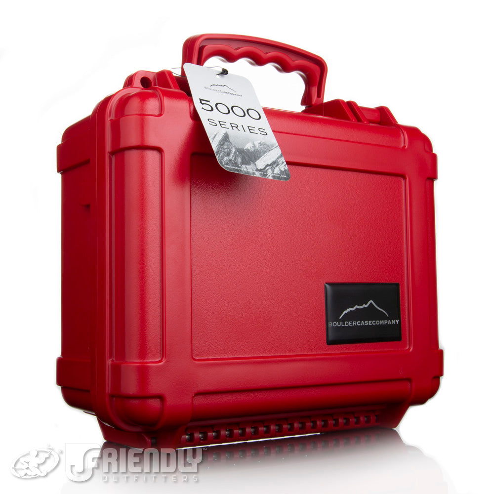 Boulder Case Company 5000 Series Water Proof Case in Red