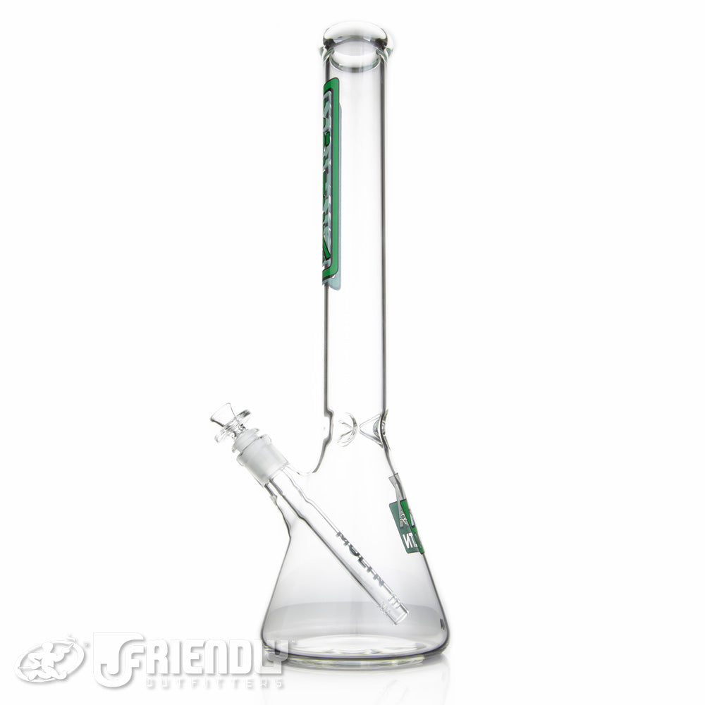 Moltn Glass 18" Beaker w/Green Label