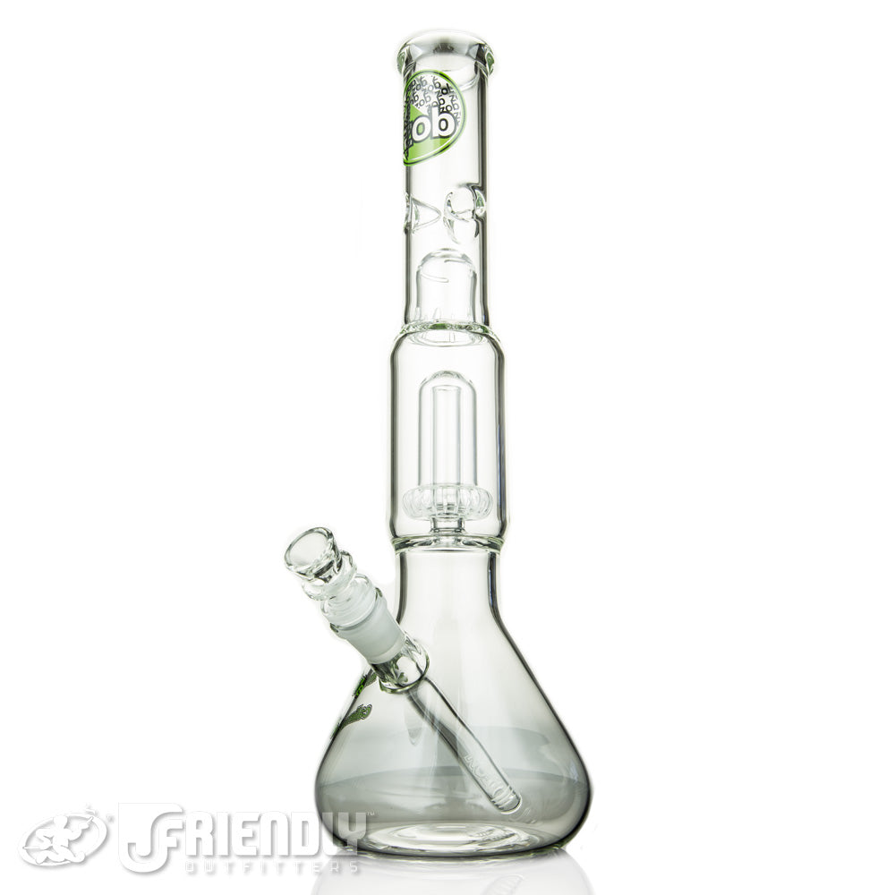 ZOB Glass UFO Beaker w/Green and Black Logo