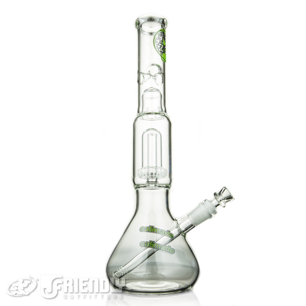 ZOB Glass UFO Beaker w/Green and Black Logo