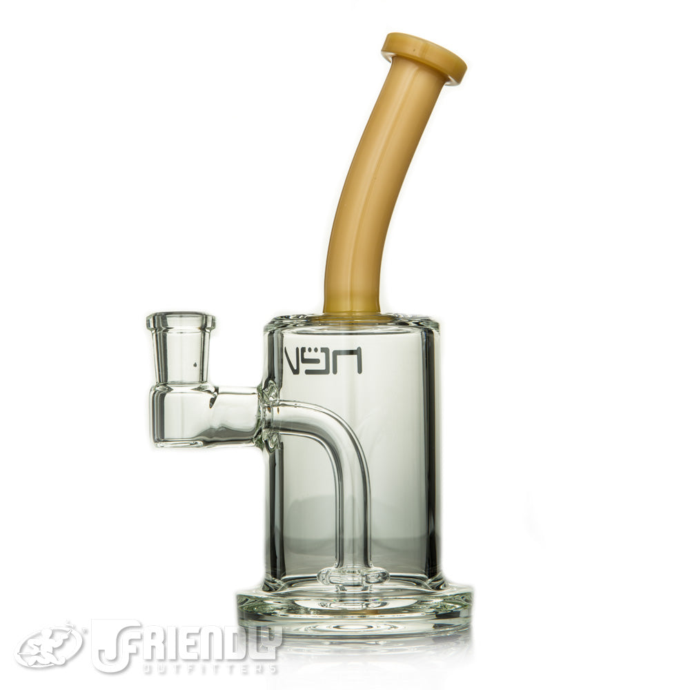 Nev Glass 14mm Rig w/Tan Accents