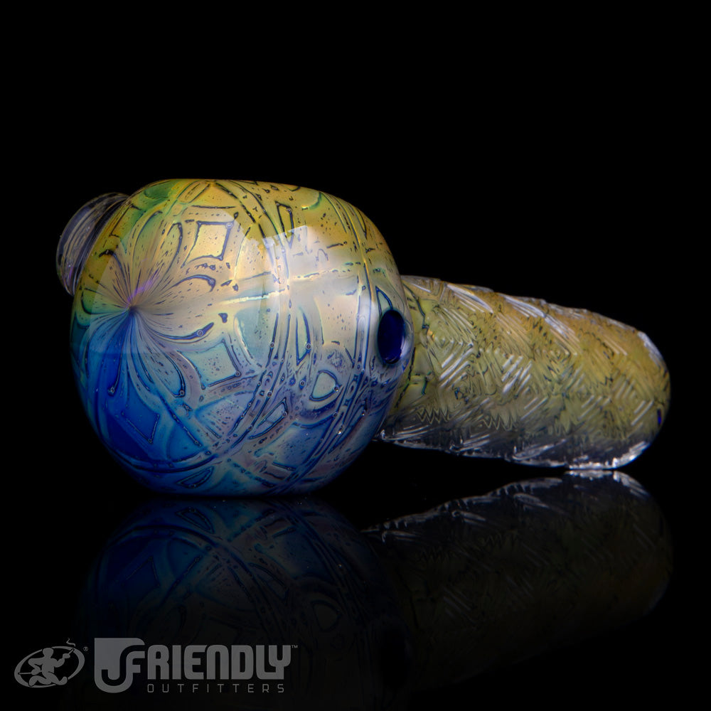 Stoke Glass Fully Worked Spoon #2