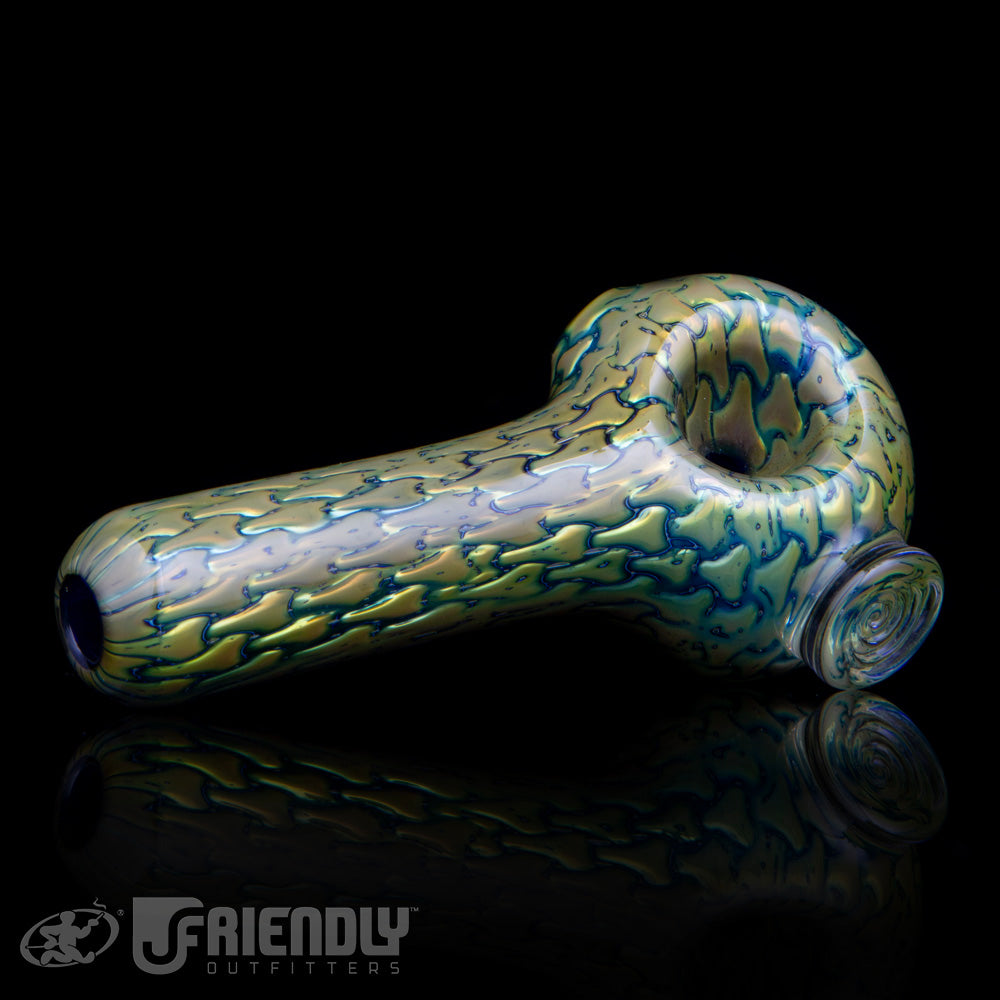 Stoke Glass Fully Worked Spoon #4