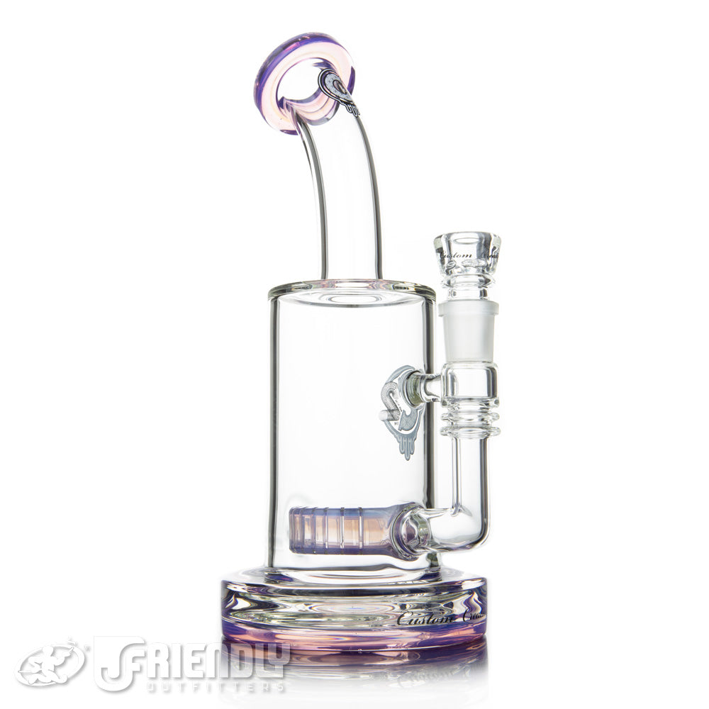 C2 Custom Creations 80mm Can Bent Neck w/Circle Disc Perc and Purple Accents and Perc