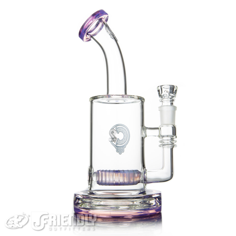 C2 Custom Creations 80mm Can Bent Neck w/Circle Disc Perc and Purple Accents and Perc