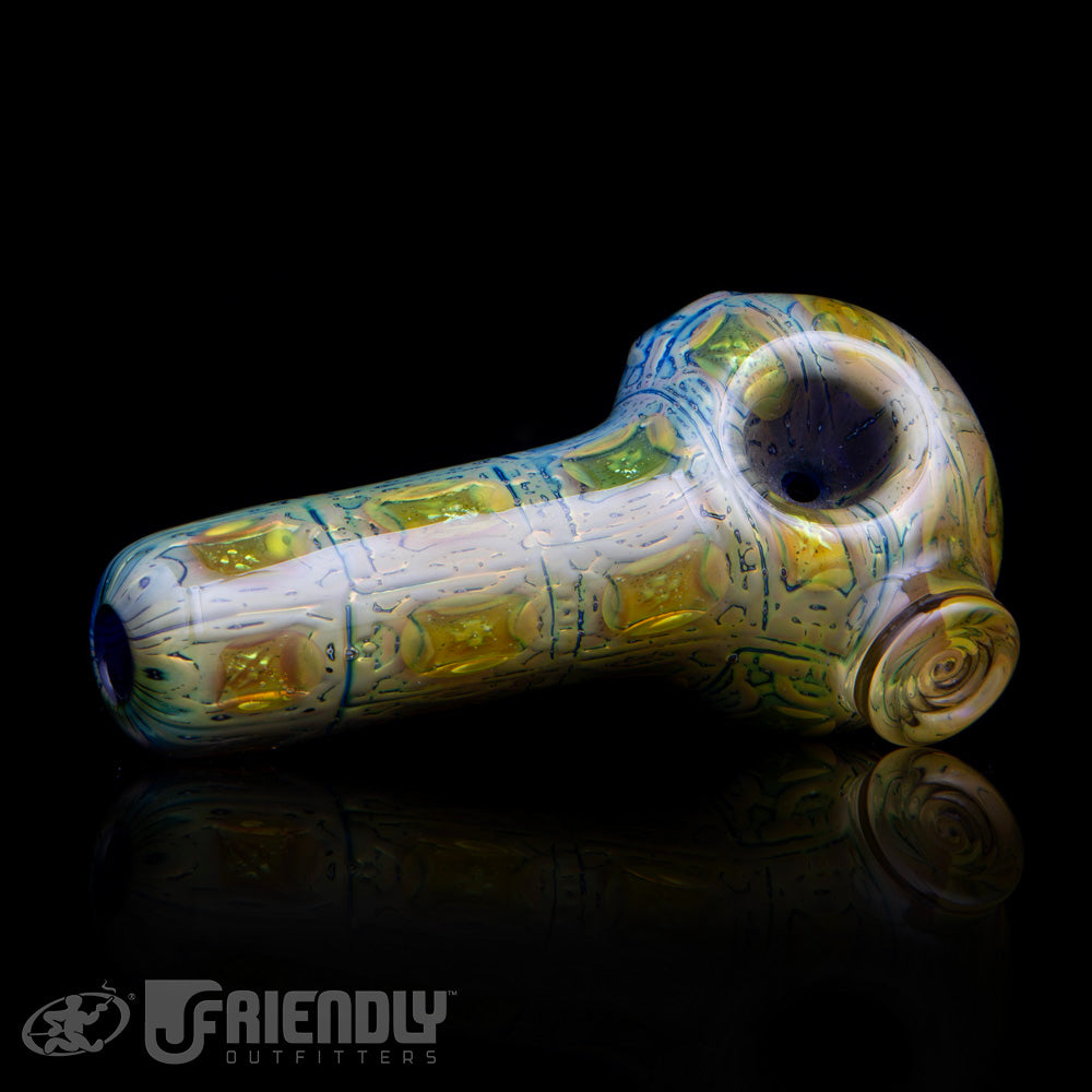 Stoke Glass Fully Worked Spoon #6