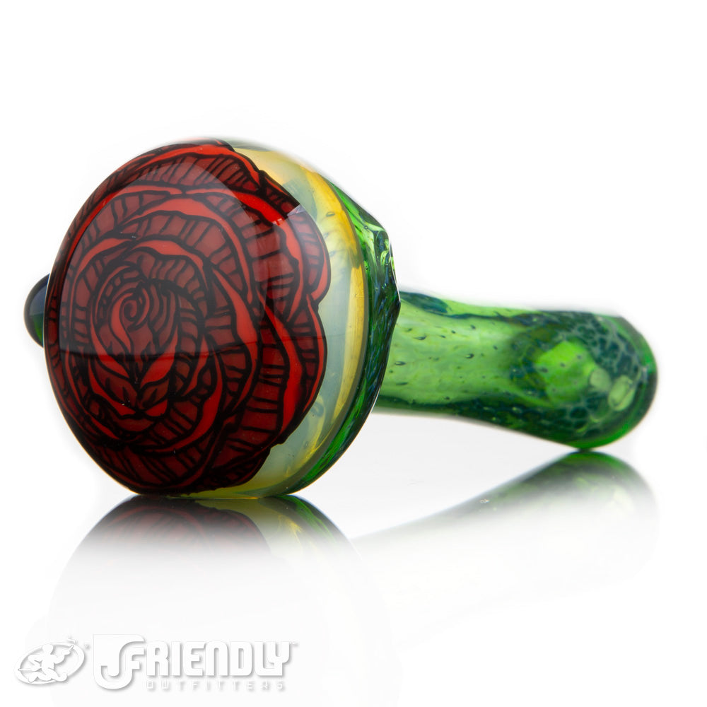 Chillary Glass Rose Spoon