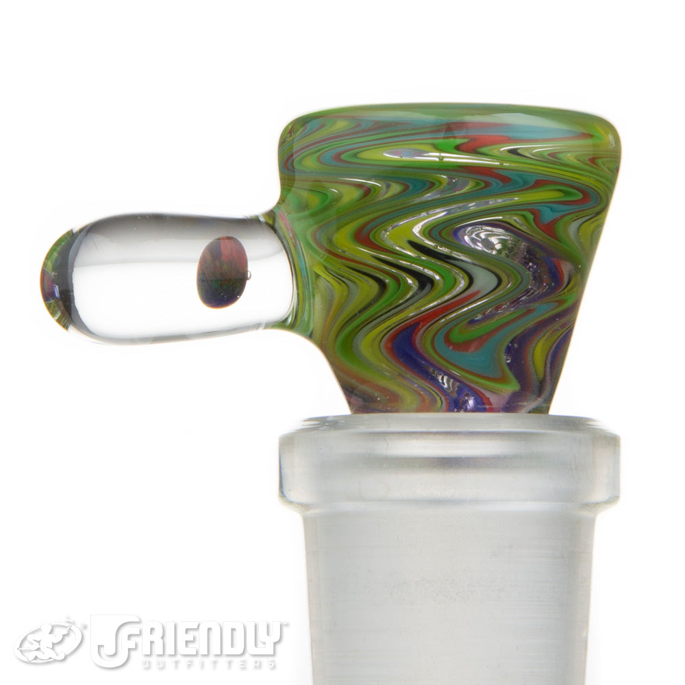 Alex Schmalex 14mm Green and Purple Martini Slide #40