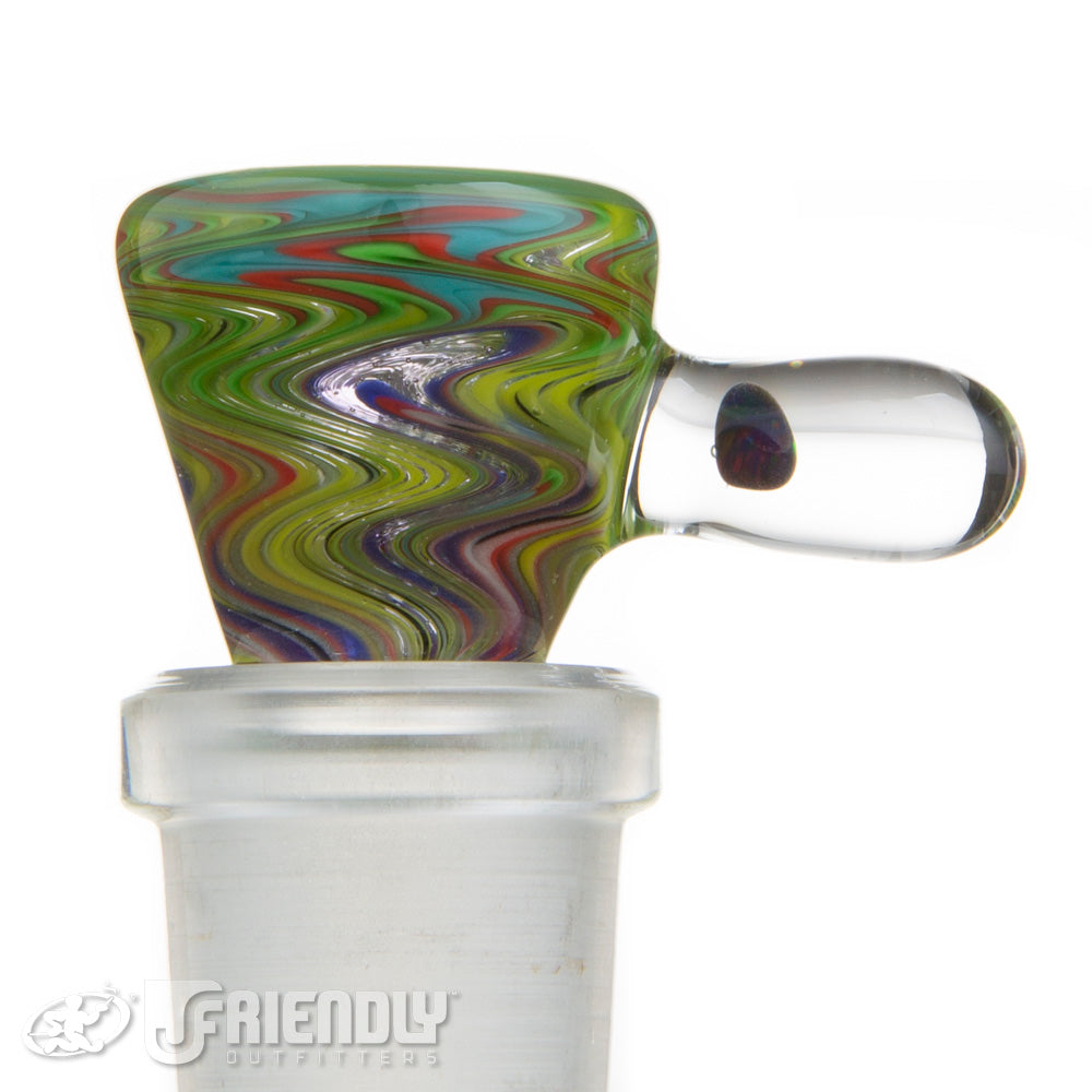 Alex Schmalex 14mm Green and Purple Martini Slide #40